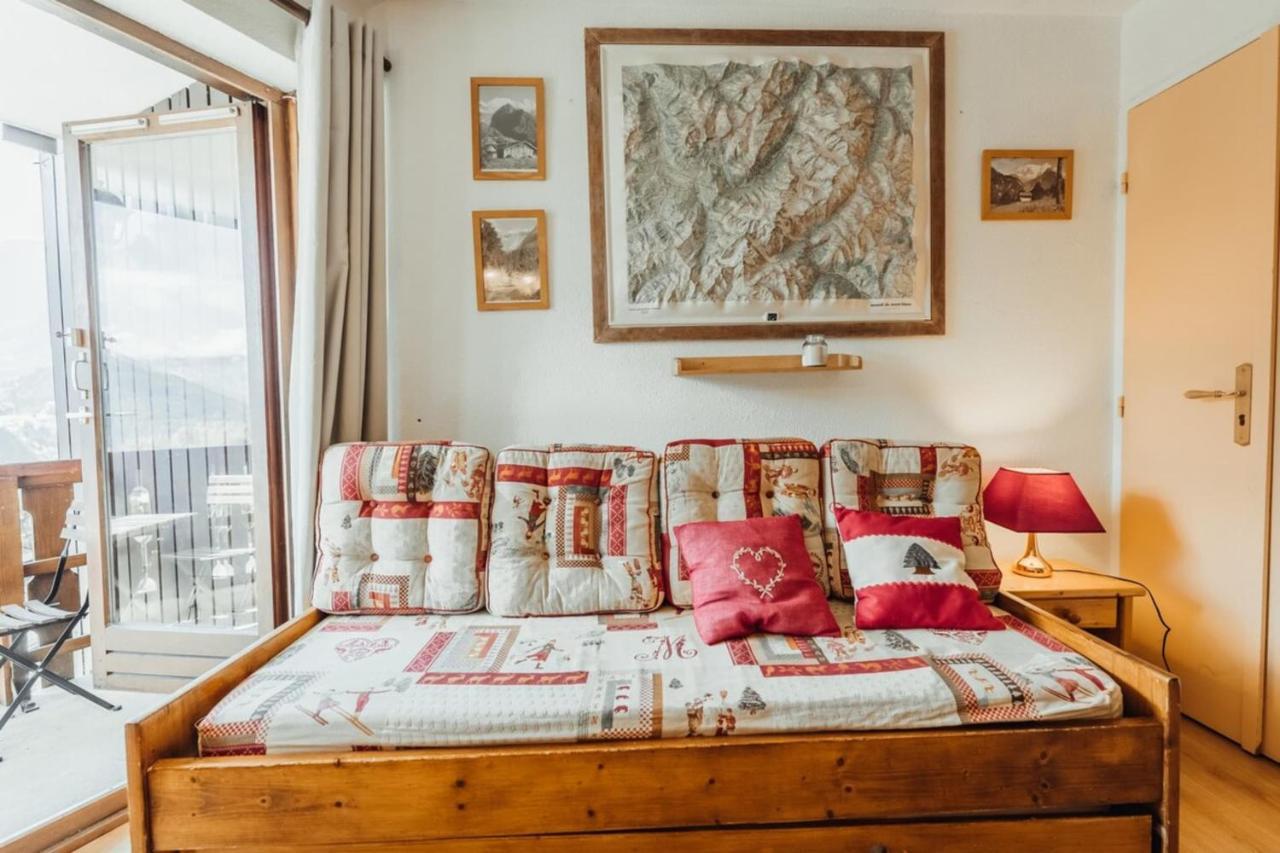 Furnished Studio At The Foot Of The Slopes With A Balcony & Mountains View Apartman Saint-Gervais-les-Bains Kültér fotó