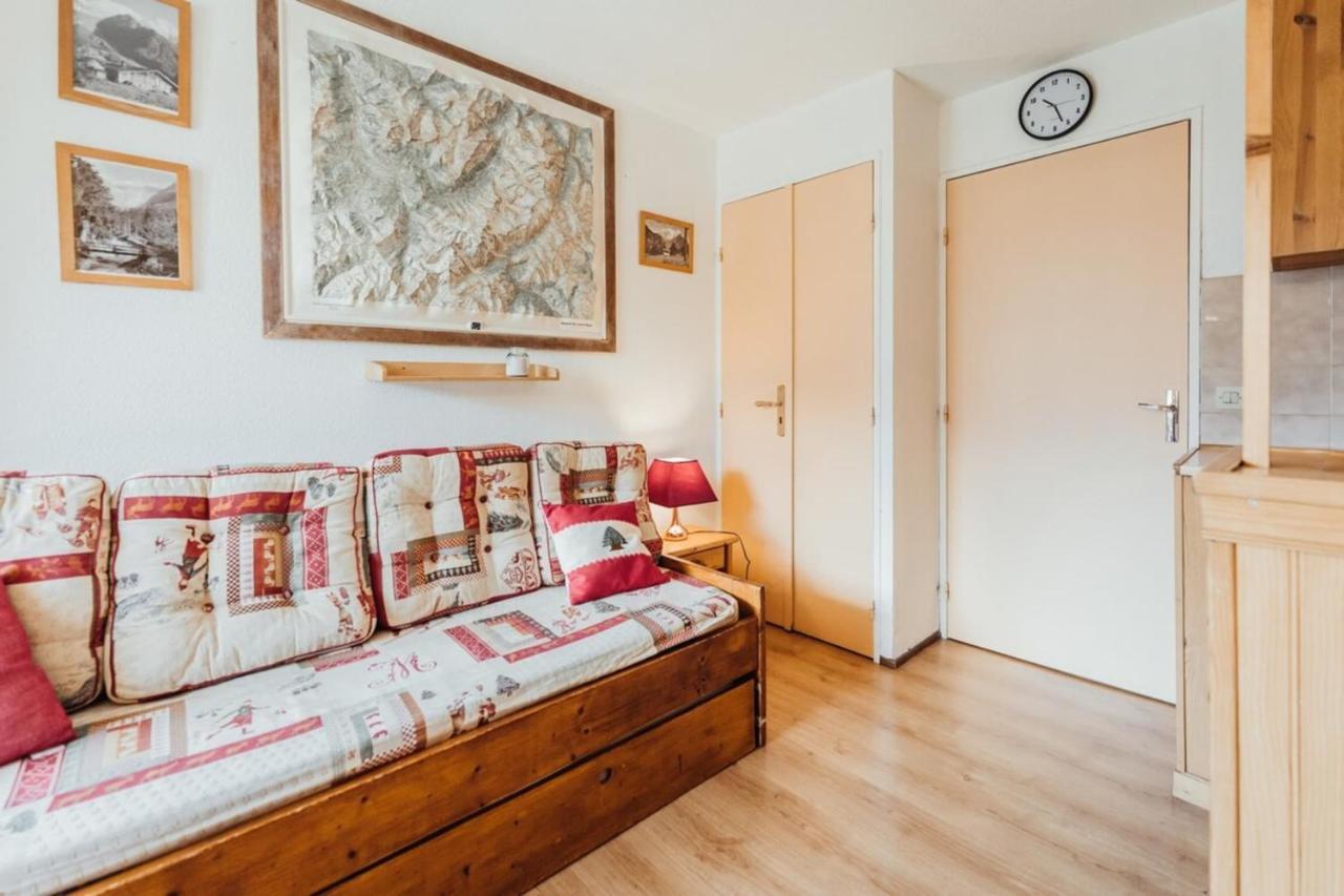 Furnished Studio At The Foot Of The Slopes With A Balcony & Mountains View Apartman Saint-Gervais-les-Bains Kültér fotó